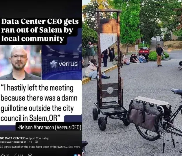 Guillotine bike trailer